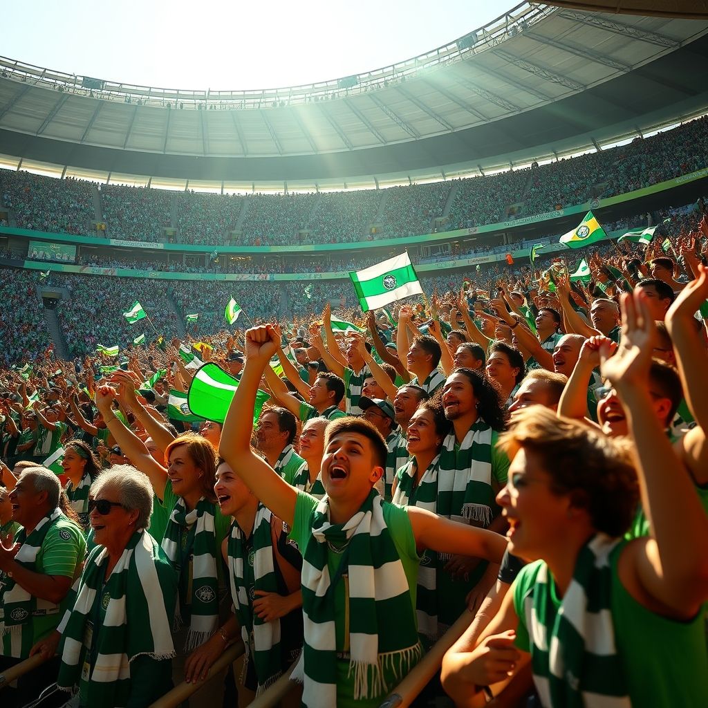 星空体育入口-帕尔梅拉斯球迷现场助威，激发球队夺冠斗志